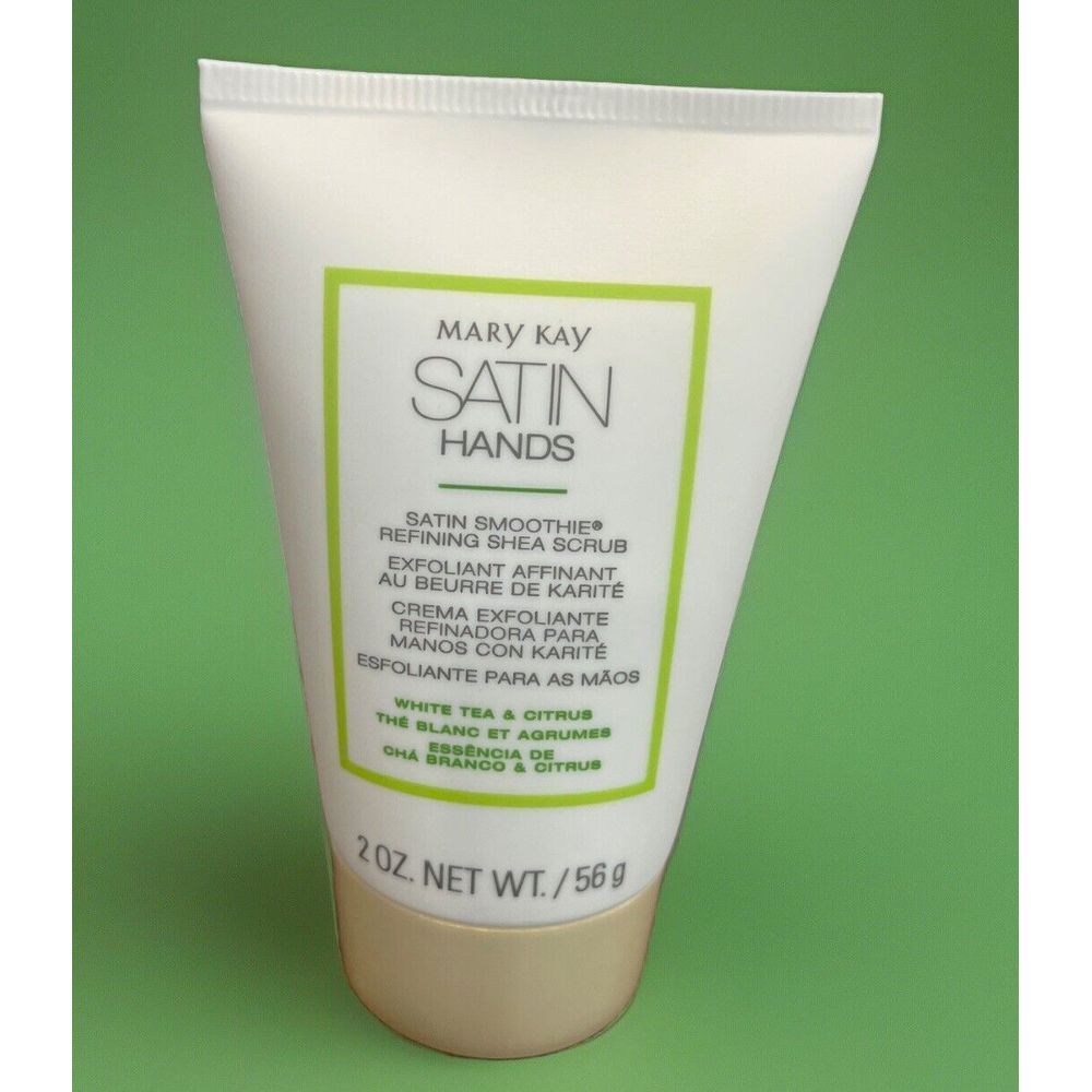 MARY KAY Satin Hands Satin Smoothie Refining Shea Scrub 2 oz White Tea & Citrus‎